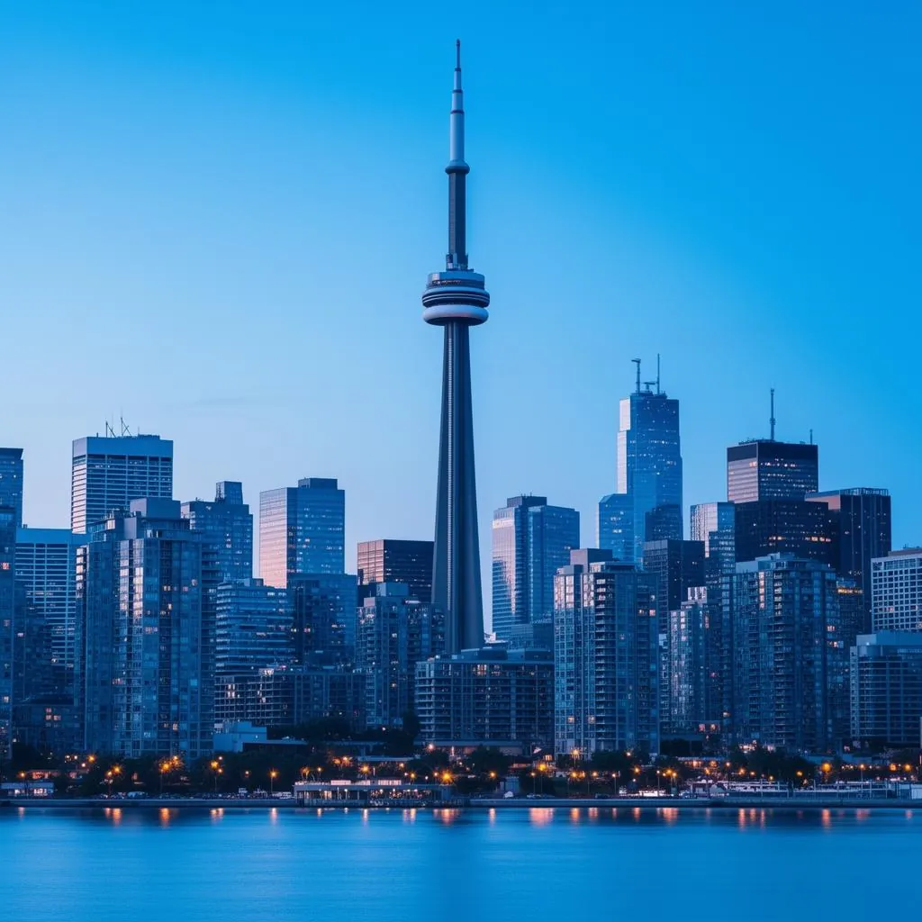 Toronto office skyline